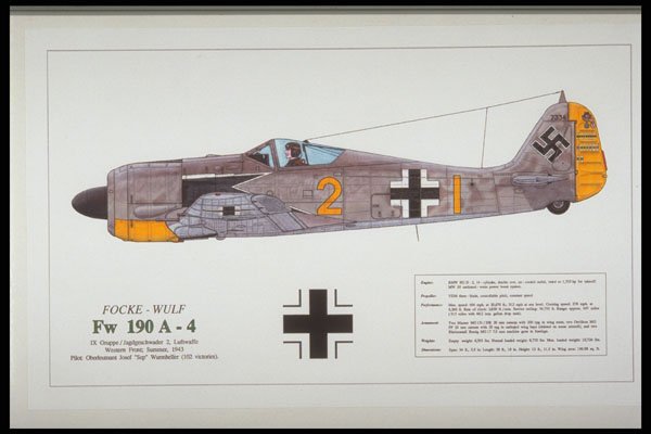 419021 Focke Wulf Fw 190 A 4 A4 Photo Print