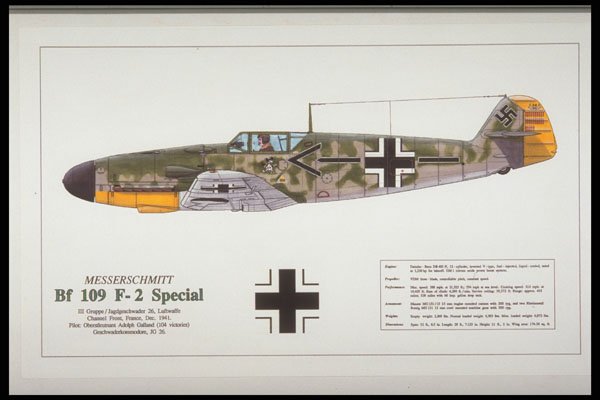 419026 Messerschmitt BF 109 F 2 Special A4 Photo Print