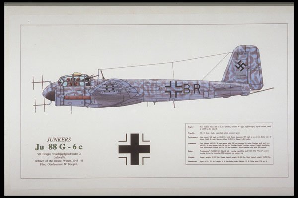 419033 Junkers Ju 88 G 6c A4 Photo Print