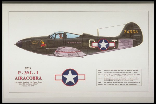419036 Bell P 39 L 1 Airacobra A4 Photo Print