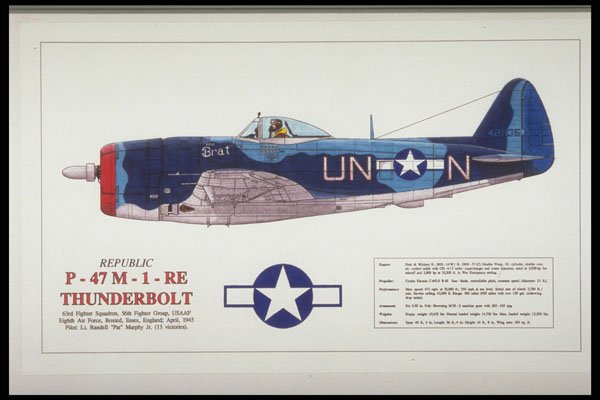 419046 Republic P 47M 1 RE Thunderbolt A4 Photo Print