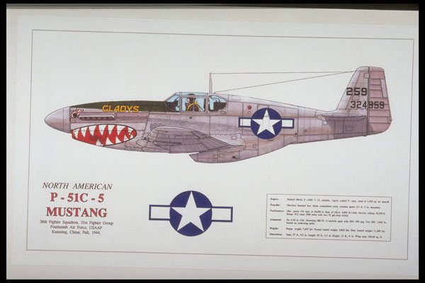 419048 North American P 51C 5 Mustang A4 Photo Print