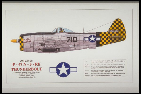 419049 Republic P 47 N 5 RE Thunderbolt A4 Photo Print