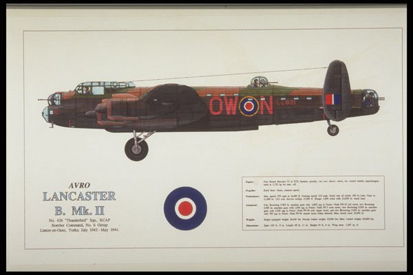 419058 Avro Lancaster B. Mk. II A4 Photo Print