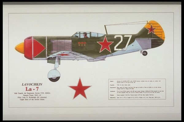419098 Lavochkin La 7 A4 Photo Print
