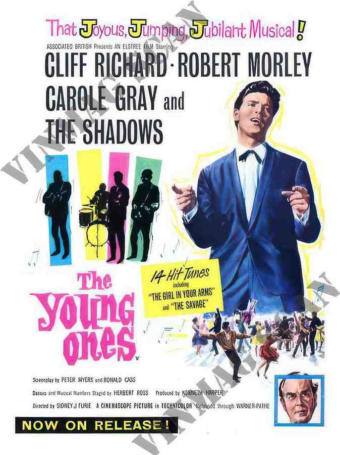 42 young ones cliff richard movie poster 2 Vintage Advert A4 Photo Print