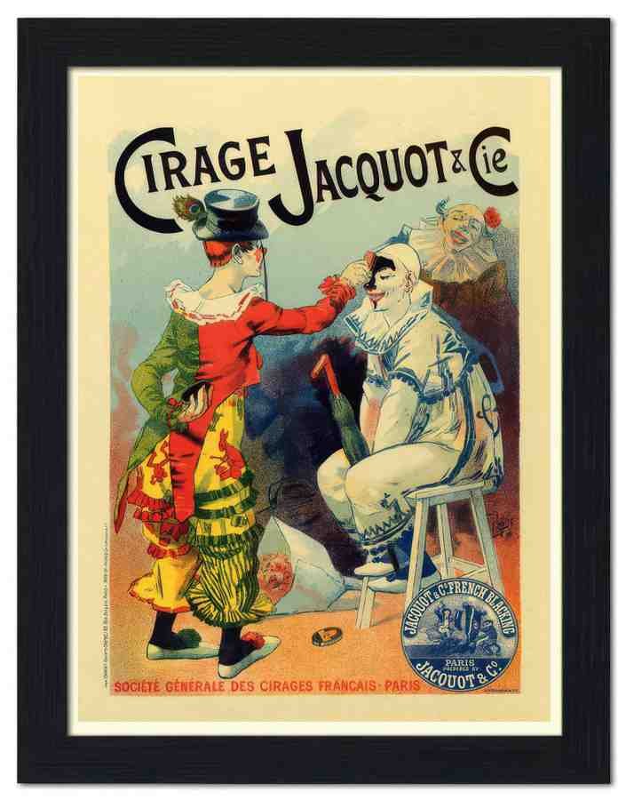 420 cirage jacquot lucien lefevre 1894 2 Vintage Advert A4 Photo Print