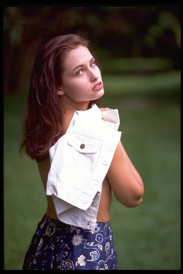 420013 Erin With Her Jacket Off, Back Turned A4 Photo Print