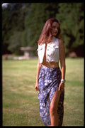 420021 Erin In A Sarong And An Open Jacket A4 Photo Print