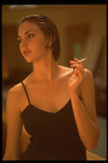 420041 Brandy With Cigarette, Slicked Back Hair A4 Photo Print