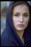 420044 Courtney In A Blue Hood A4 Photo Print