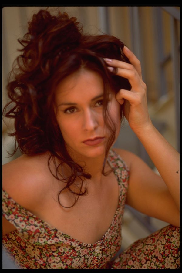 420045 Courtney With Tasseled Hair A4 Photo Print
