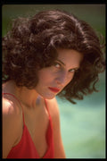 420050 The Lady In Red, Close up A4 Photo Print
