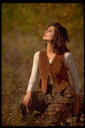 420077 Cindy On A Warm Summer Day, Beautiful Brunette A4 Photo Print