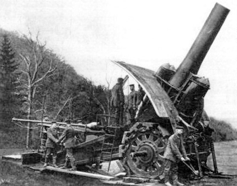 420mm Type Mgerat 14 L12 Big Bertha Siege Gun Military A4 Photo Print