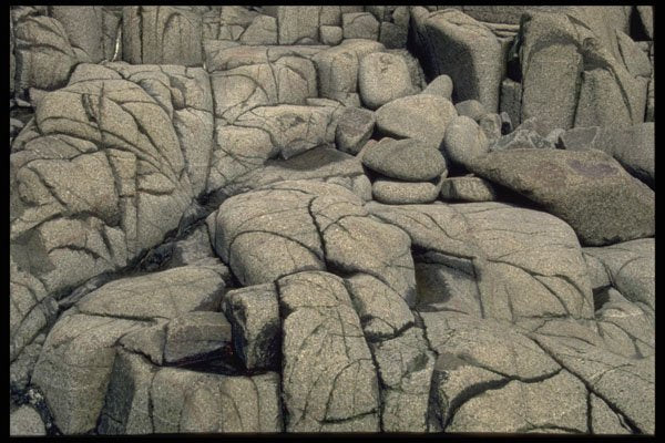 421044 Basalt Rock Formations A4 Photo Print