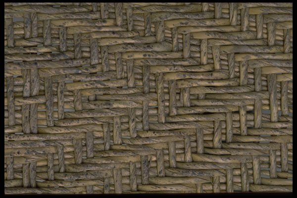 421046 Woven Basket A4 Photo Print