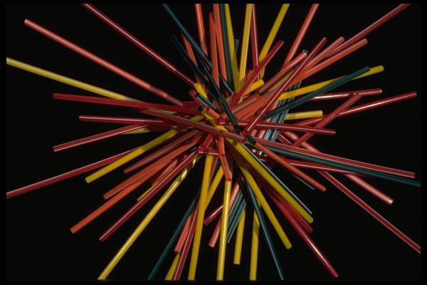 421058 Drinking Straws A4 Photo Print