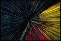 421065 Double Exposure Of Holiday Lights A4 Photo Print