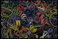 421075 Elastic Bands A4 Photo Print