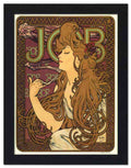 421H job cigarette papers alphonse mucha 2 Vintage Advert A4 Photo Print