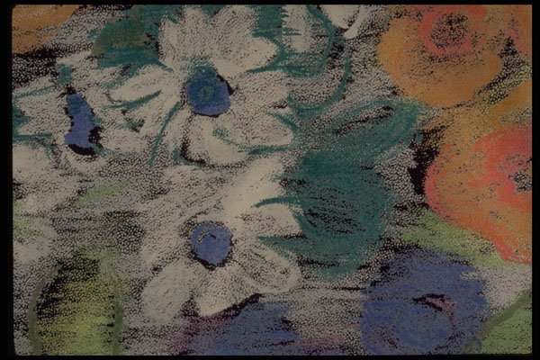 422037 Blue Centers A4 Photo Print