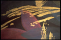 422056 Gold Brushstroke A4 Photo Print
