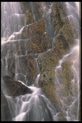423022 Detail Of A Waterfall And Granitic Rock A4 Photo Print