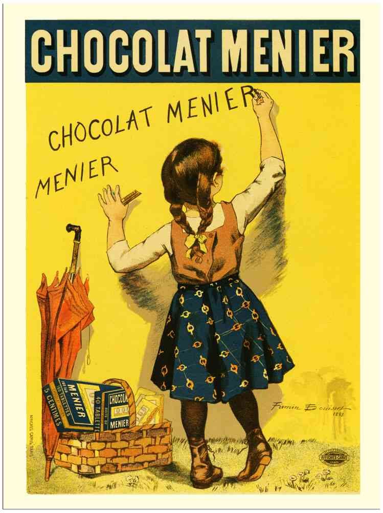 424 Chocolat Menier Firmin Bouisset8 193 advert A4 Photo Print