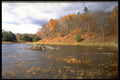 424004 Beaver Lodge And Pond, Quebec, Canada. A4 Photo Print