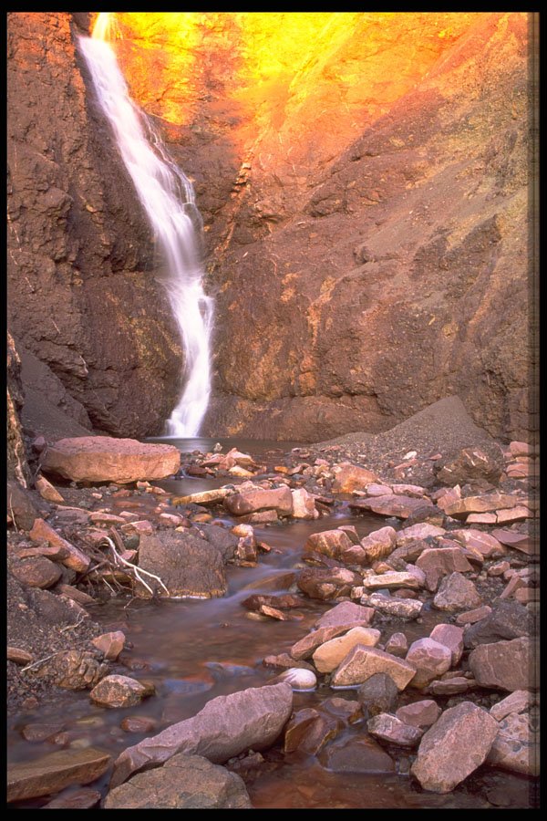 424020 Alpine Stream, Northwest Territories, Canada. A4 Photo Print