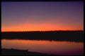 424081 Sunset And Canoe In The Barrenlands, NWT, Canada. A4 Photo Print