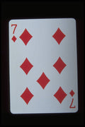 425004 Seven Of Diamonds A4 Photo Print