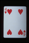 425005 Four Of Hearts A4 Photo Print