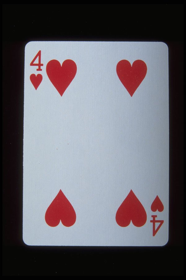 425005 Four Of Hearts A4 Photo Print