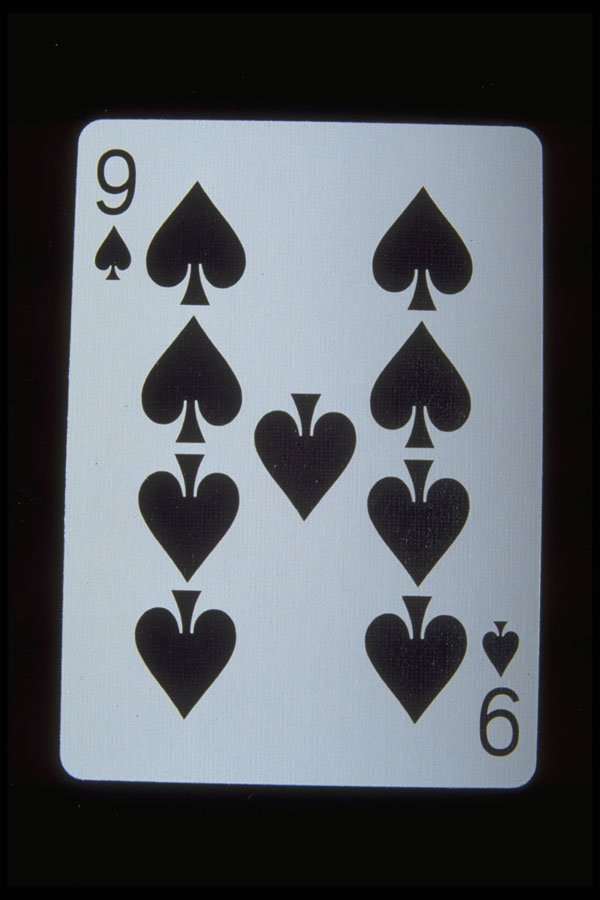 425010 Nine Of Spades A4 Photo Print