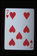 425011 Seven Of Hearts A4 Photo Print