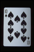 425015 Ten Of Spades A4 Photo Print