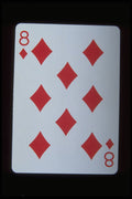 425016 Eight Of Diamonds A4 Photo Print