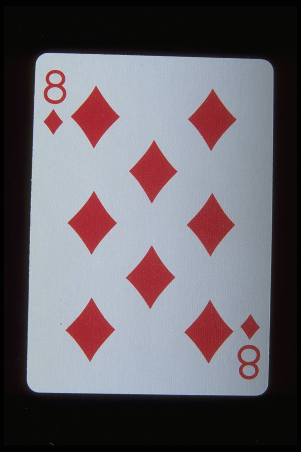 425016 Eight Of Diamonds A4 Photo Print