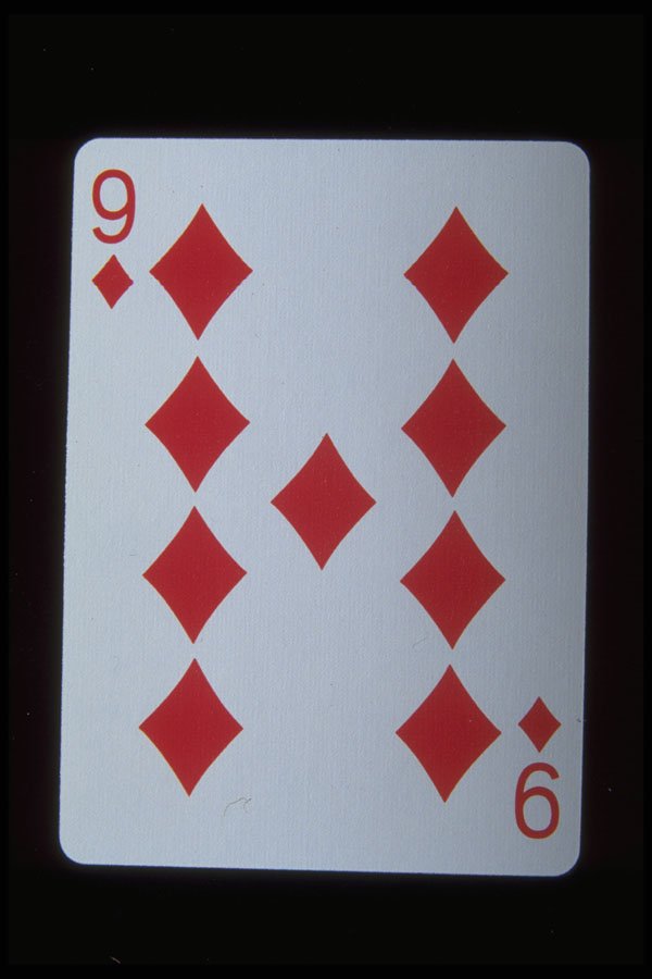 425022 Nine Of Diamonds A4 Photo Print