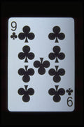 425023 Nine Of Clubs A4 Photo Print