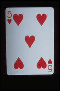 425025 Five Of Hearts A4 Photo Print