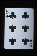 425045 Six Of Clubs A4 Photo Print