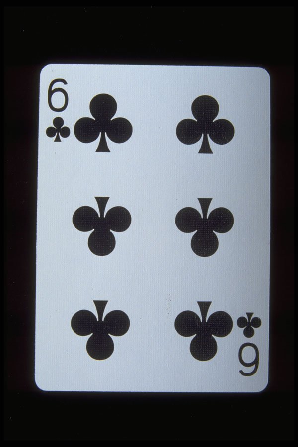 425045 Six Of Clubs A4 Photo Print
