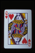 425047 Queen Of Hearts A4 Photo Print