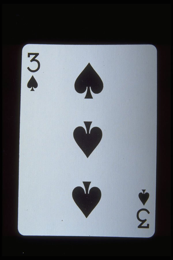 425052 Three Of Spades A4 Photo Print