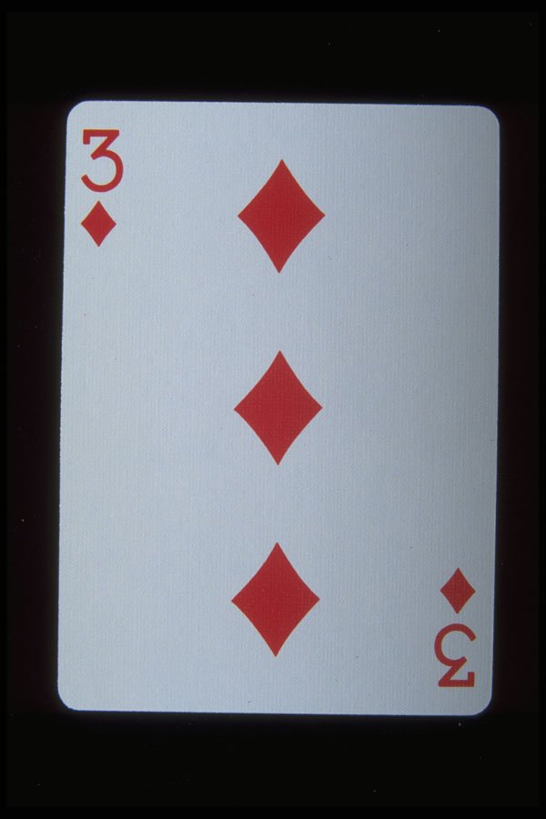 425056 Three Of Diamonds A4 Photo Print