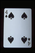425058 Four Of Spades A4 Photo Print