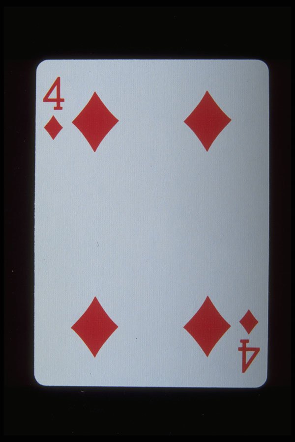 425063 Four Of Diamonds A4 Photo Print